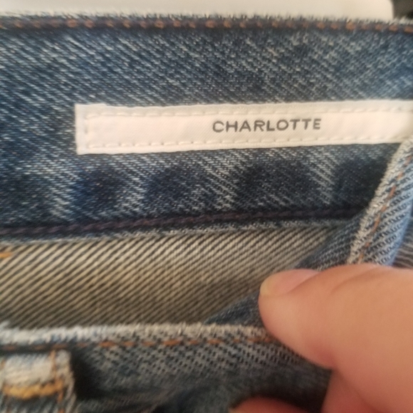NWOT Citizens of Humanity Charlotte High Rise Straight Jeans Emotions Size 24 - Picture 4 of 8